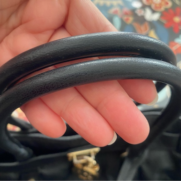 Michael Kors Bag Large leather Hamilton black gold - Picture 14 of 16